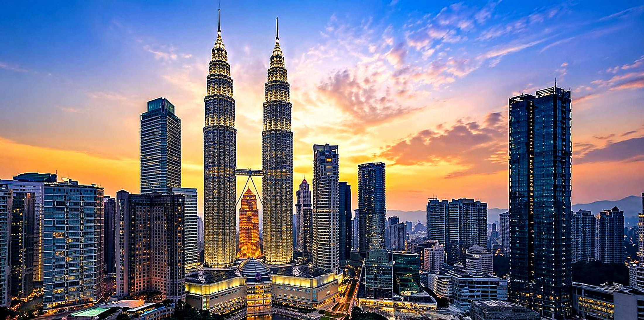 Malaysia city skyline