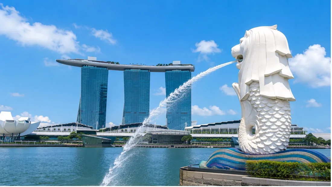 Singapore city skyline